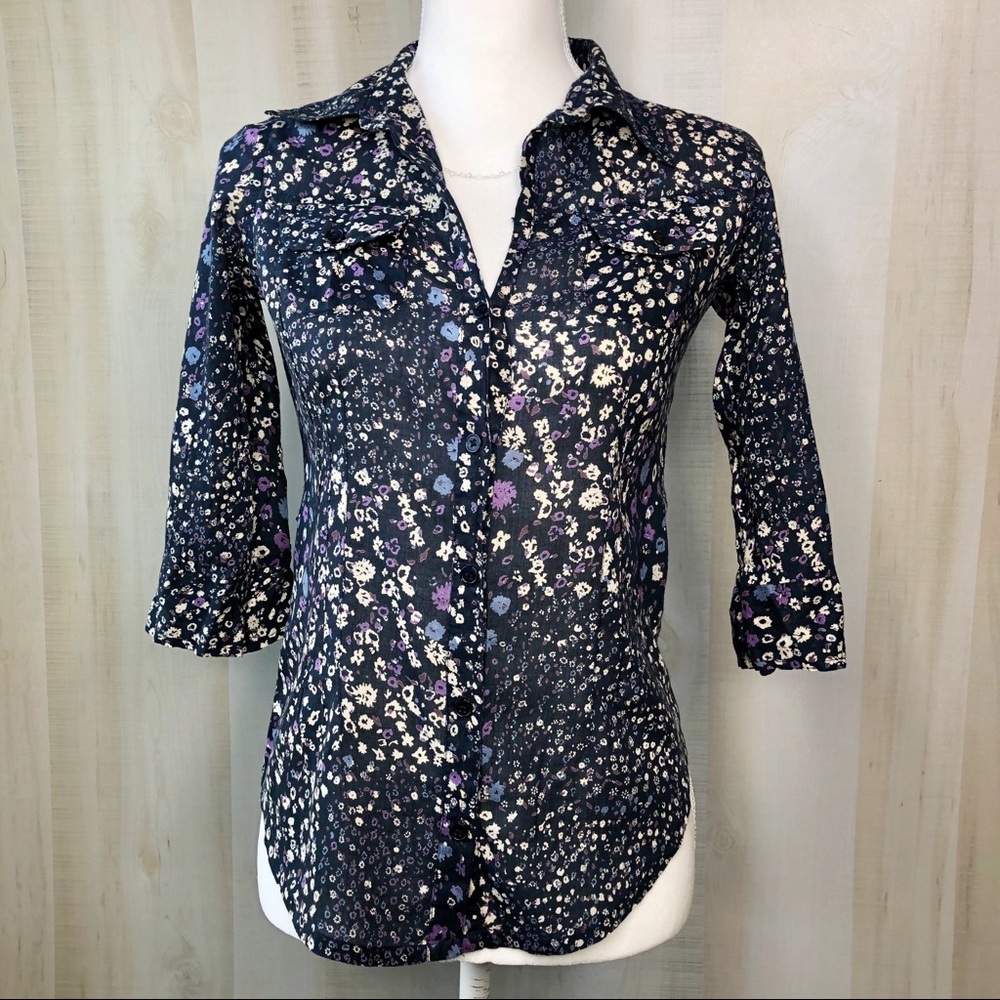 MAGAZINE Floral Woman Shirt Small